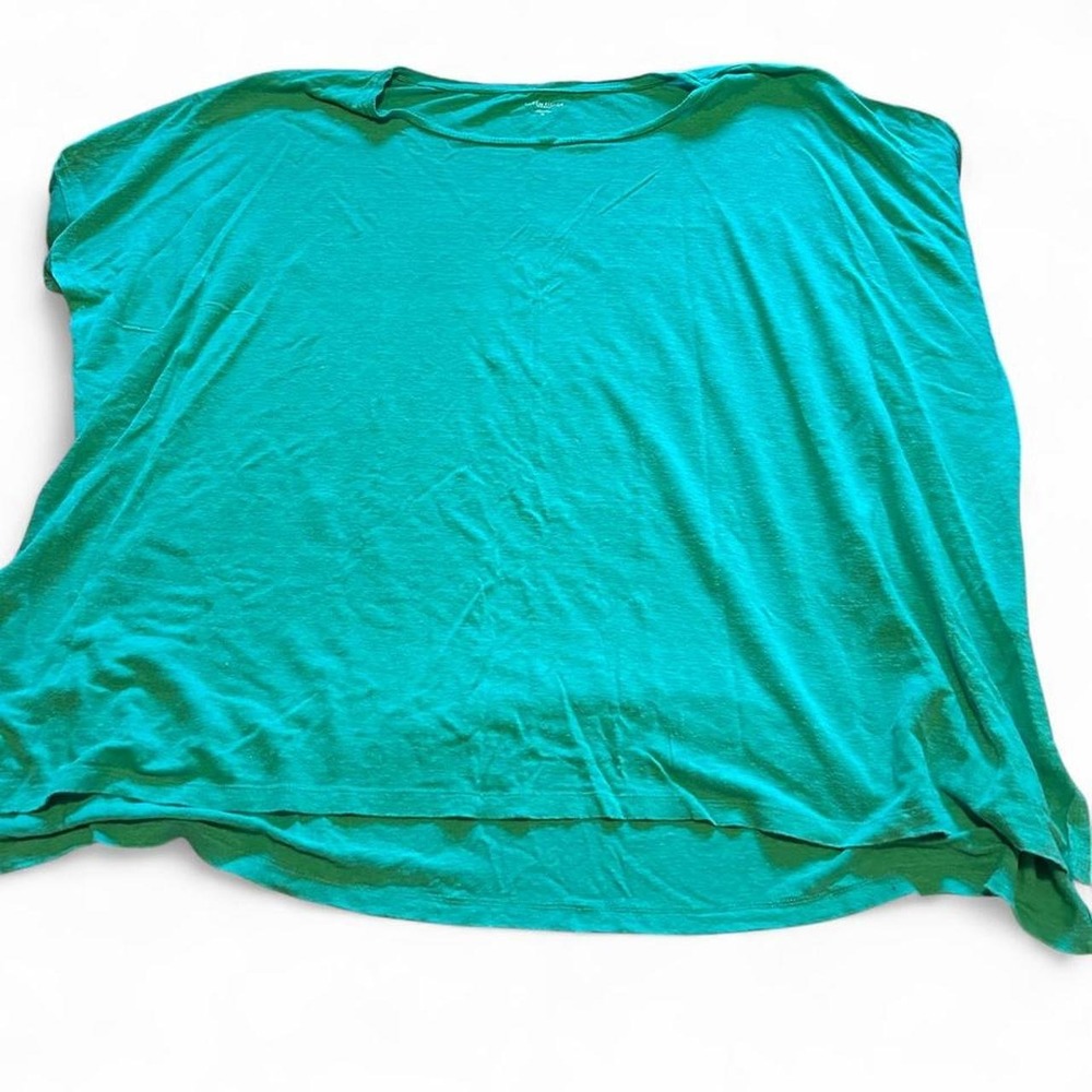 Eileen Fisher Linen Green Top